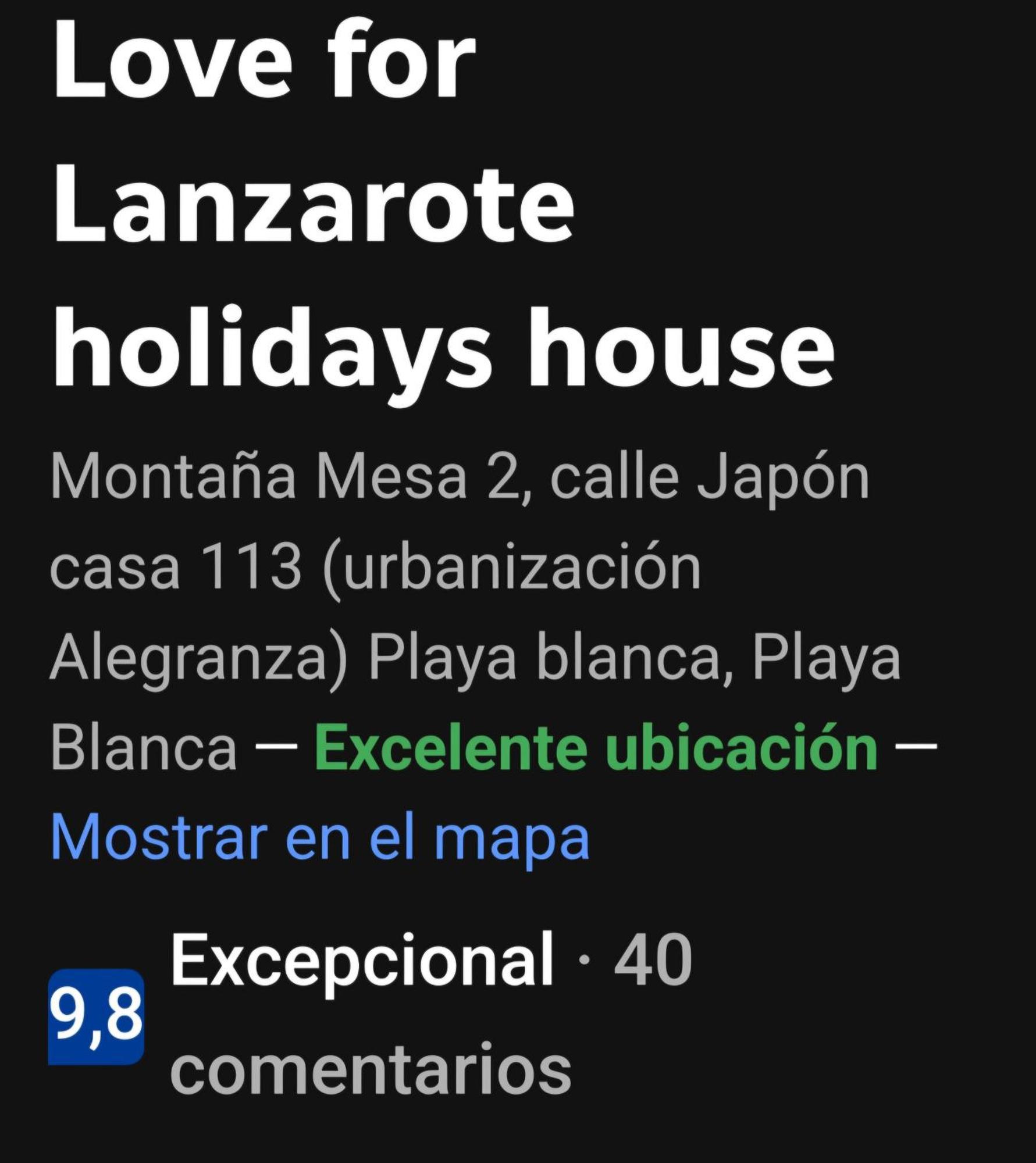 Love For Lanzarote Holidays House プラヤ・ブランカ エクステリア 写真